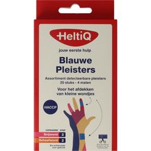 Foto van Heltiq Detecteerbare pleisters blauw