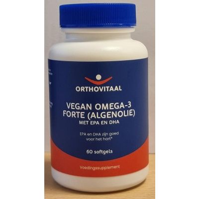 Orthovitaal Vegan omega 3 forte algenolie