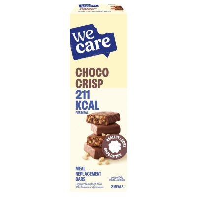 Wecare Bars choco crisp 116 gram - Gezonde tussendoortjes