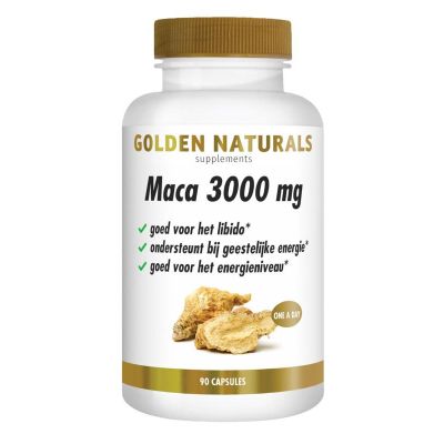 Golden Naturals Maca 3000mg Foto van Golden Naturals Maca 3000mg