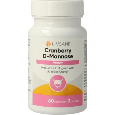 Livsane Cranberry + D mannose 60 tabletten - Overige producten
