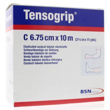Foto van Tensogrip 10 m x 6.75 cm huidskleur
