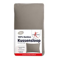 Lucovitaal Kussensloop bamboo taupe 50x70