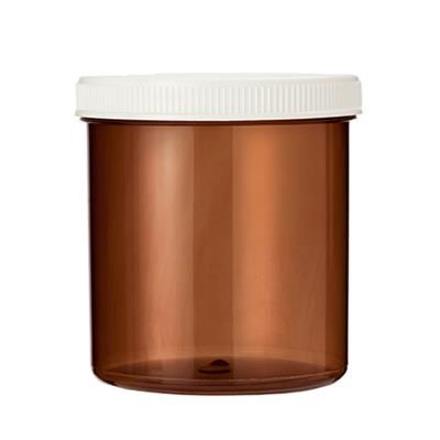 Tabletflacon 250 ml bruin met dop 24 stuks - 