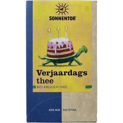 Foto van Sonnentor Verjaardagsthee bio