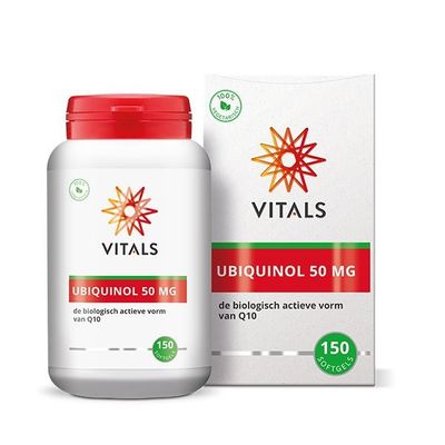 Vitals Ubiquinol 50 mg 150 softgels - Overige vitaminen/mineralen