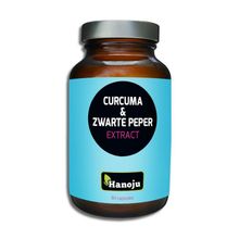 Foto van Hanoju Curcuma poeder & zwarte peper extract
