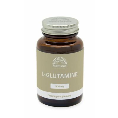 Mattisson L-glutamine 500 mg 90 capsules - Aminozuren