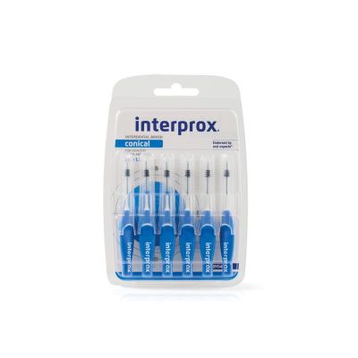 Interprox Premium conical blauw 3.5 - 6 mm 6 stuks - Mondhygiene