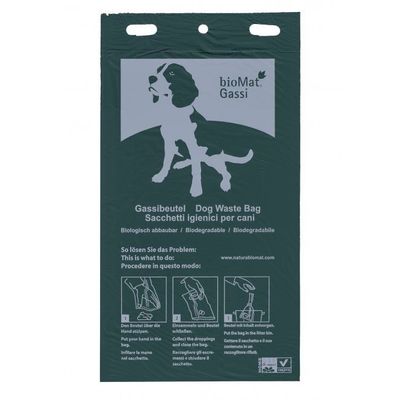 Biomat Wastebag compostable dog 20 x 36.7cm