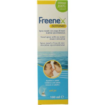 Freenex Seawater isotonic nasal spray 100 milliliter - Neus/inhalatie
