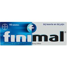Foto van Finimal Paracetamol met coffeine 500/50mg