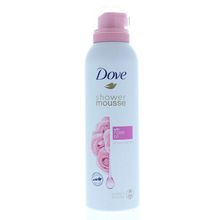 Foto van Dove Shower mousse rose oil