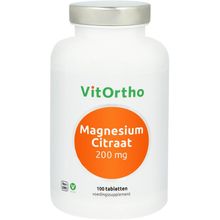 Foto van Vitortho Magnesium citraat 200 mg