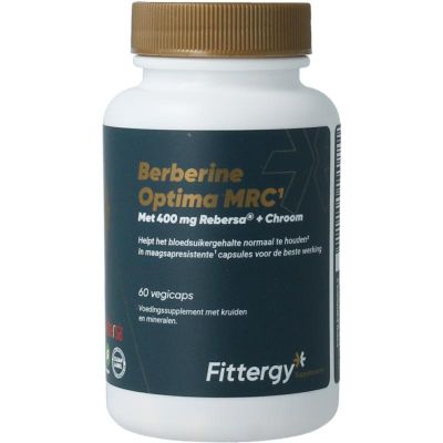 Fittergy Berberine optima MRC 60 capsules - Overig vitaminen/mineralen