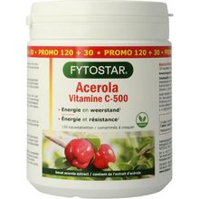 Foto van Fytostar Acerola vitamine C 500 kauw