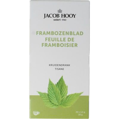 Jacob Hooy Kruidendrank frambozenblad 20 zakjes - Kruiden