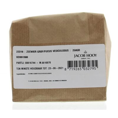 Zeewier grof stukken 250 gram - Kruiden