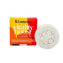 Foto van Lamazuna Shampoo bar normal hair - vitality boost