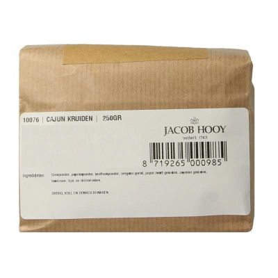 Cajun mix met zout 250 gram - Keukenzout en specerijen