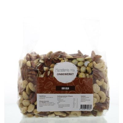 Mijnnatuurwinkel Macadamia mix onbewerkt