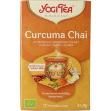 Foto van Yogi Tea Curcuma / turmeric chai tea bio