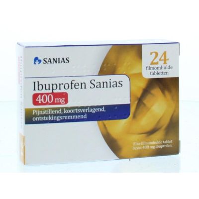 Sanias Ibuprofen 400 mg Sanias Ibuprofen 400 mg 24 stuks - Overige geneesmiddelen