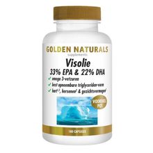 Foto van Golden Naturals Visolie 33% EPA & 22% DHA