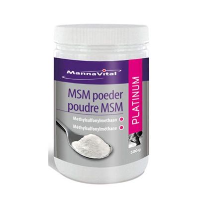 Mannavital MSM poeder platinum