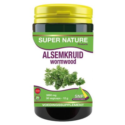 SNP Alsemkruid wormwood 3000 mg puur 30 capsules - Fytotherapie