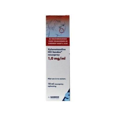 Xylometazoline 1 mg/ml spray