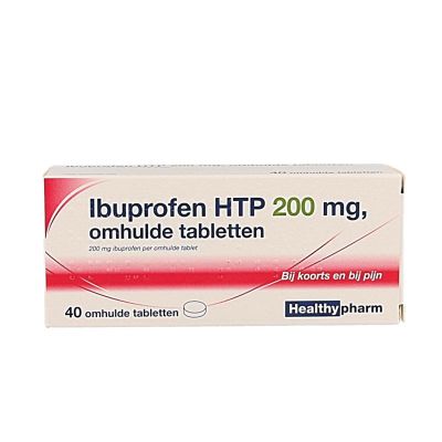 Healthypharm Ibuprofen 200 mg 40 tabletten - Pijnstillers