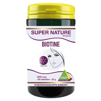 SNP Biotine 5000 mcg 100 tabletten - Overige vitaminen/mineralen