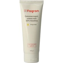Foto van Fagron Cetomacrogol creme 20% vaseline