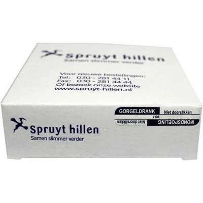 Sticker gorgeldrank/mondspoel 1000 stuks - 