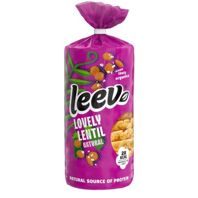 Leev Lovely lentil cakes natural bio Leev Lovely lentil cakes natural bio 100 gram - Koek