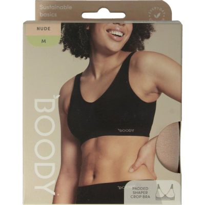 Boody Padded shaper crop bh blush M