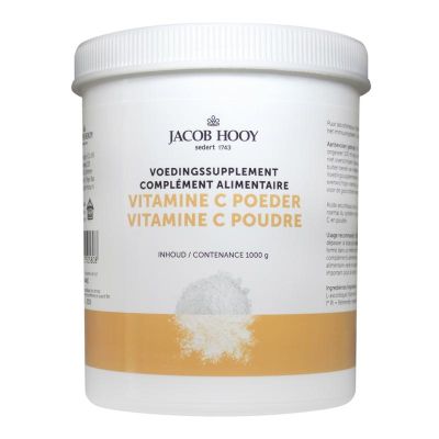 Foto van Vitamine C Ascorbinezuur pot