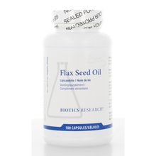 Foto van Biotics Lijnzaad/flax seed oil