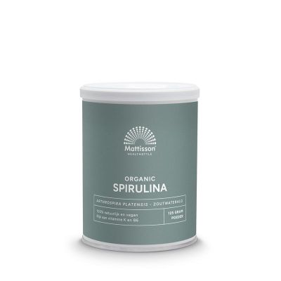 spirulina poeder bio 125 gram - Fytotherapie