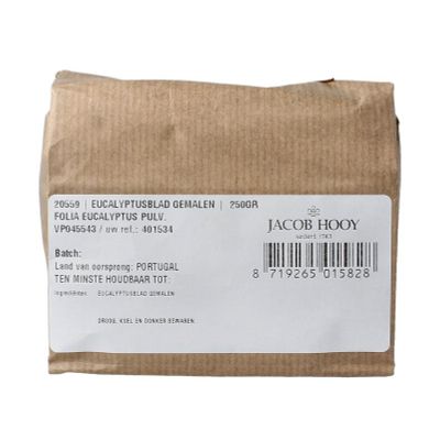 Jacob Hooy Eucalyptusblad gemalen 250 gram - Kruiden