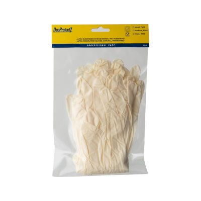 Duoprotect Handschoen latex poedervrij large 10 stuks - Handschoenen