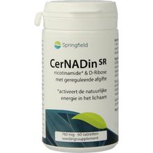 Foto van Springfield Cernadin SR nicotinamide & D-ribose 760mg