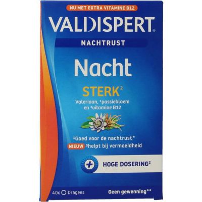 Valdispert Nacht extra sterk Valdispert Nacht extra sterk 40DRG - Overige vitaminen/mineralen