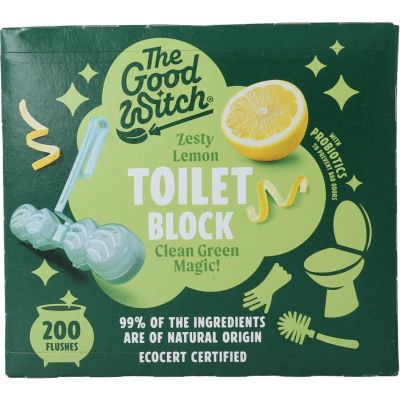 The Good Witch WC-blokje citroen gember 1 stuks - Toiletartikelen