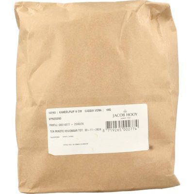 Jacob Hooy Kaneel pijpjes 8 cm 1 kilogram - Kruiden