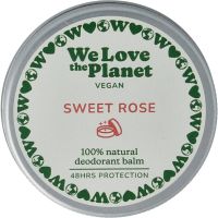 We Love Deodorant balm sweet rose vegan