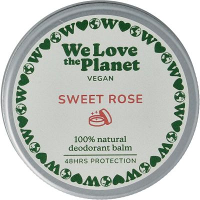 We Love Deodorant balm sweet rose vegan We Love Deodorant balm sweet rose vegan 35 gram - Deodorant