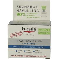 Eucerin Hyaluron filler 3x effect nachtcreme navulling