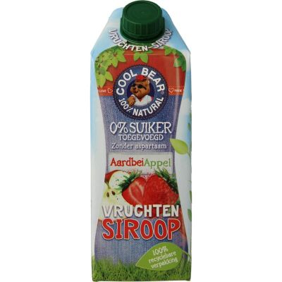 Cool Bear Siroop aardbei-appel